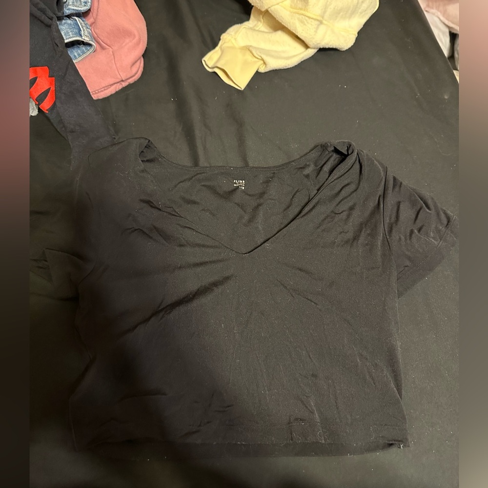 Black aerie short sleeve shirt size large
